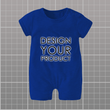 Custom Baby Romper - Royal Blue / 0-3 months